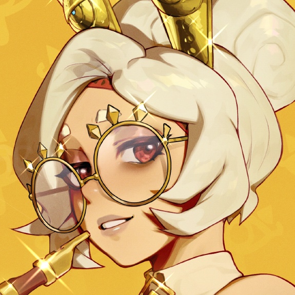 Credit: aurahack, https://www.pixiv.net/en/artworks/108879797 Tacocake's avatar. Which is a stylized version of 'Purah' from the game The Legend of Zelda: Tears of the Kingdom. The Artwork is done by aurahack